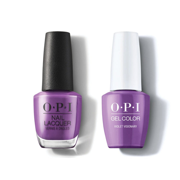 opi gel polish and matching opi nail polish LA11 Violet Visionary Wella Beauty Canada ULC (OPI)