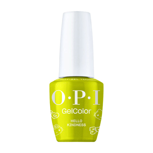 OPI shimmery pear green Gel Polish - Hello Kindness, Hello Kitty Collection