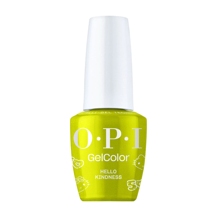 OPI shimmery pear green Gel Polish - Hello Kindness, Hello Kitty Collection