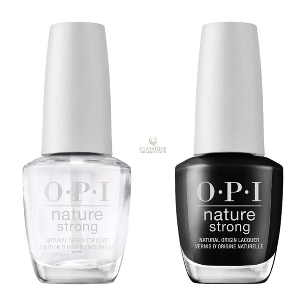 OPI Nature Strong Top and Colour Combo NAT029 Onyx Skies, nail boutique