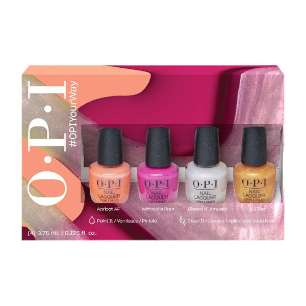 OPI Mini Nail polish, OPI Your Way Collection, 4pcs, opi nail lacquer nail polish, opi lacquer nail polish, opi nail lacquer​, opi nail lacquer colors​, opi nail lacquer colours​, opi nail polish​, opi nagellack nail polish, nail polish brand opi​, opi nail polish canada 
