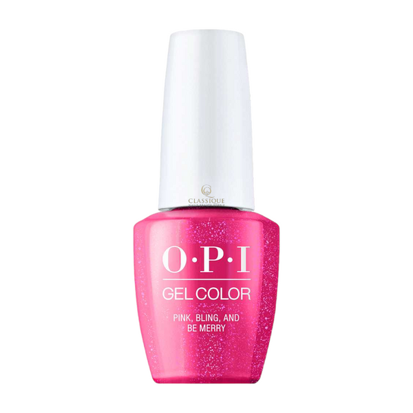 pink bling and be merry opi