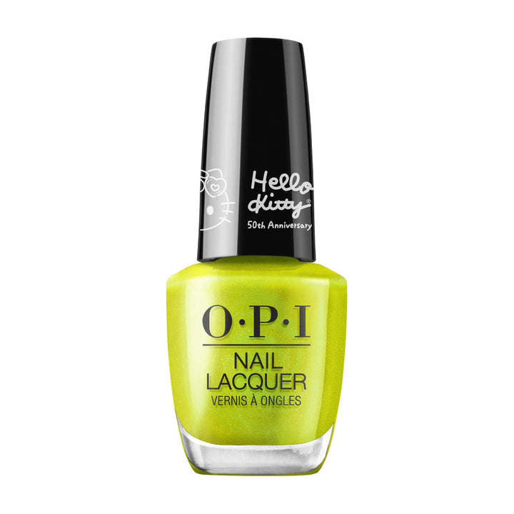 OPI shimmery pear green Lacquer Nail Polish, Hello Kindness, Hello Kitty Collection, nail lacquer set​, opi nail lacquer set​