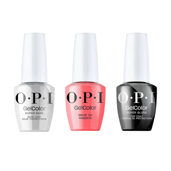 OPI Gel Top Coat, Base Coat and Colour Trio from Make 'Em Jelly Collection, gel nail polish kit, gel manicure kit, gel polish kit, gel top coat, gel base coat