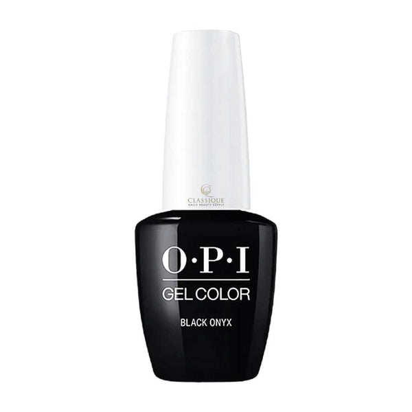 opi gel polish, opi gel color Black Onyx #GCT02 