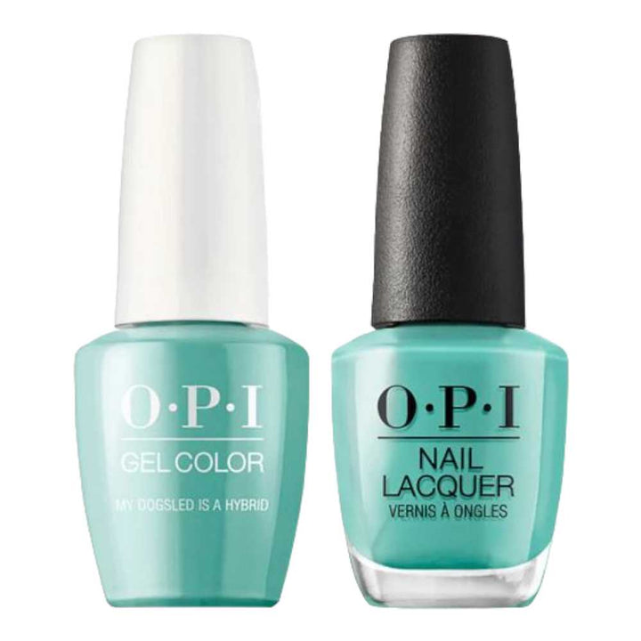 opi gel polish & matching opi nail lacquer N45 My Dogsled Is A Hybrid