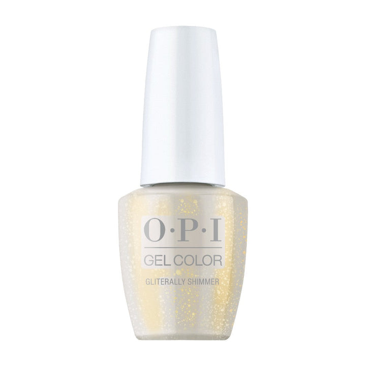 OPI Gliterally Shimmer - Sparkly Yellow Sheer Gel Nail Polish