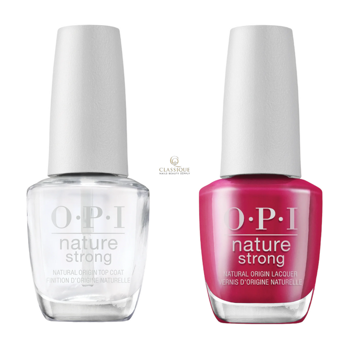 OPI Nature Strong Top and Colour Combo NAT012 A Bloom With A View, medical pedicure vaughan​