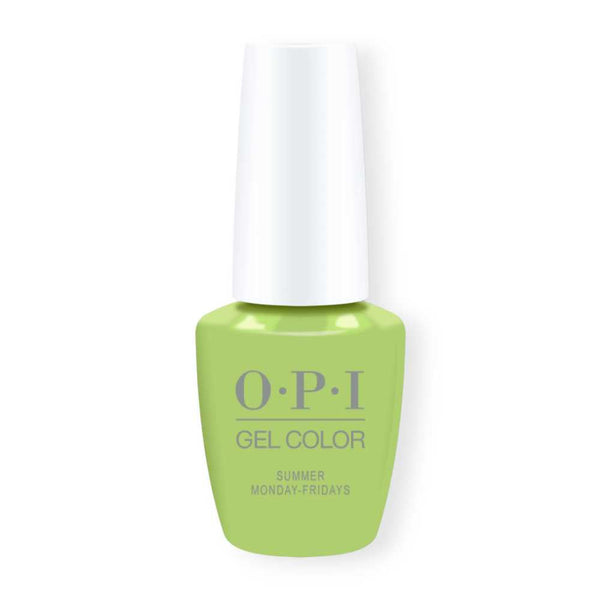 opi gel colour  summer monday to friday gcp012