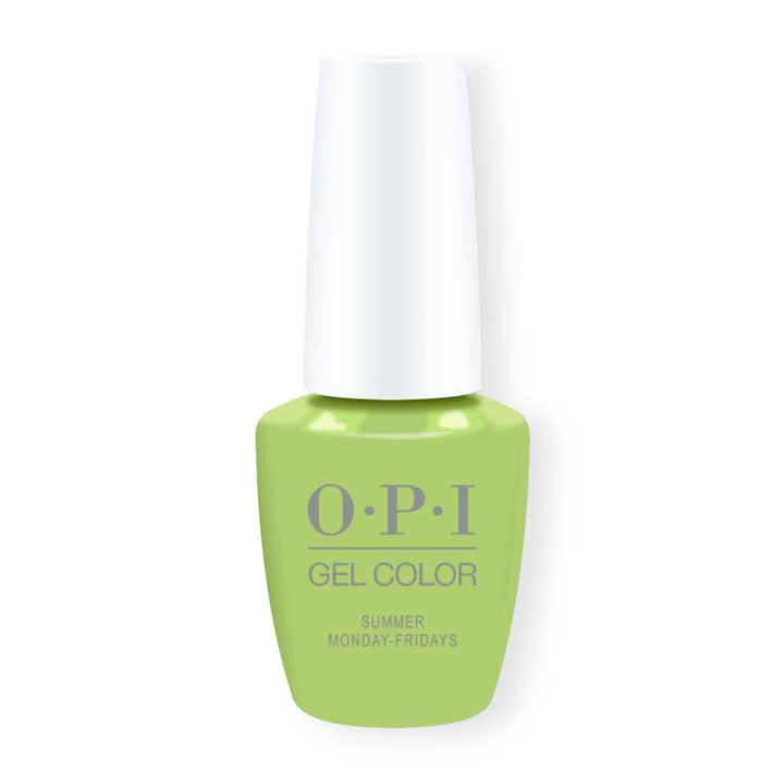 opi gel colour  summer monday to friday gcp012