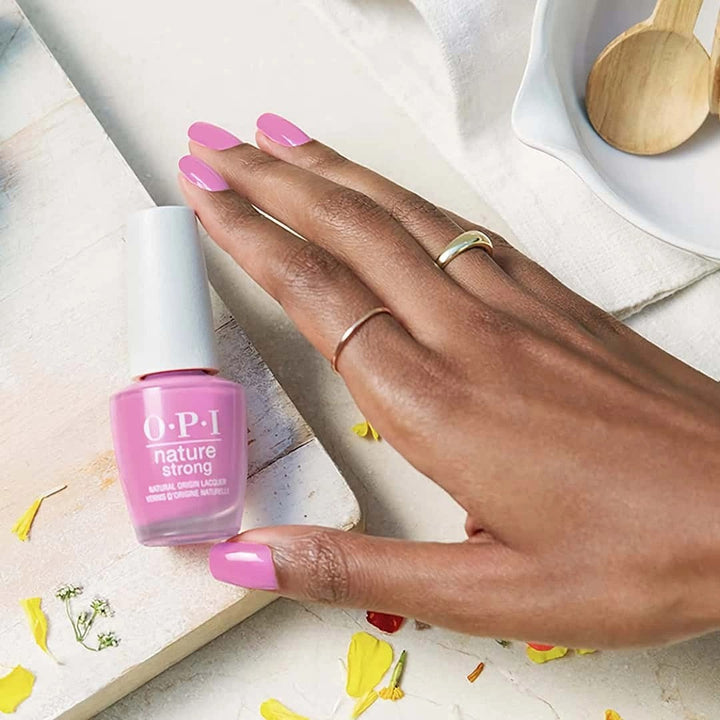 OPI Nature Strong Emflowered NAT006, nails young