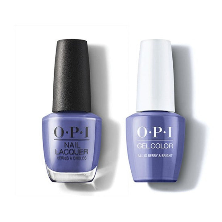 opi gel polish and matching opi nail polish HPN11 All Is Berry & Bright Wella Beauty Canada ULC (OPI)