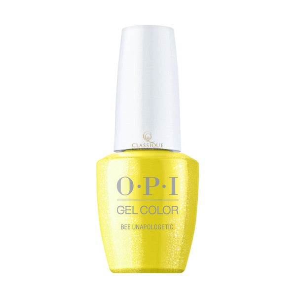 yellow, opi gel polish  Bee Unapologetic