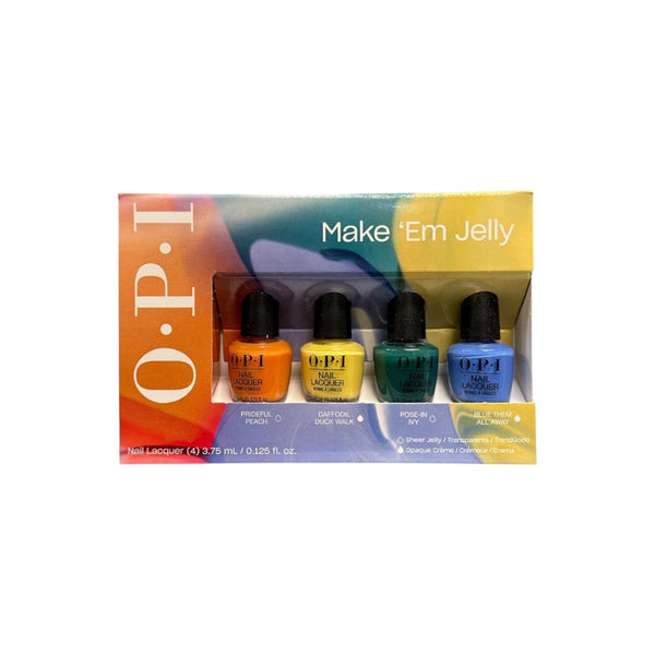 OPI Mini Nail Polish Gift Set Make ‘Em Jelly! 4 pieces, OPI Canada