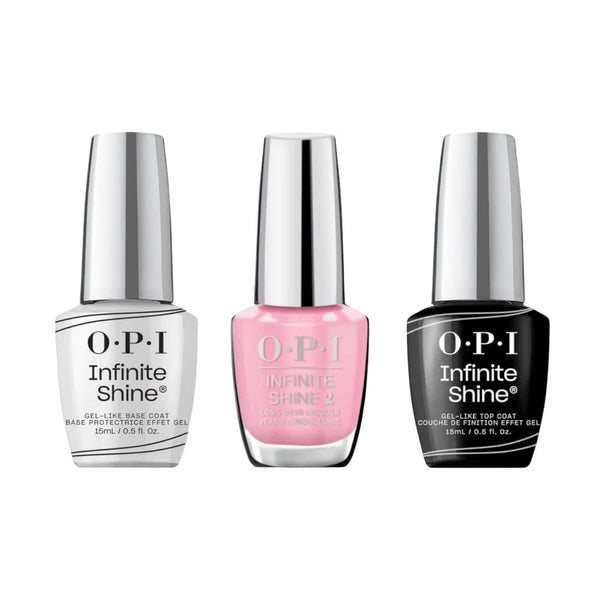 nail paint set, OPI Infinite Shine Top, Base & Colour Trio Summer Make The Rules 2023 Collection
