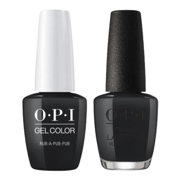 opi gel polish & matching opi nail lacquer U18 Rub-a-Pub-Pub