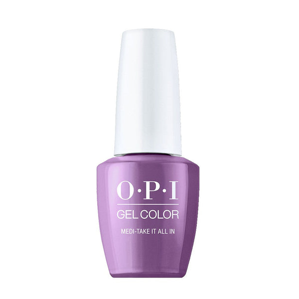 royal purple, opi gel colour Medi-take It All In