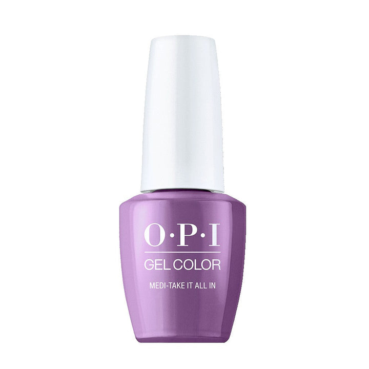 royal purple, opi gel colour Medi-take It All In