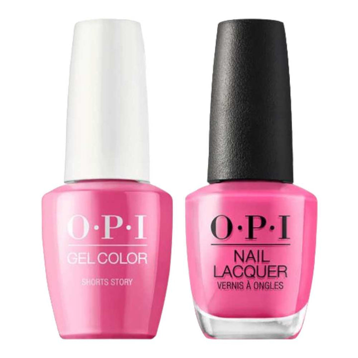 summer hot pink nails
