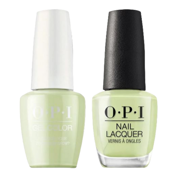 opi gel polish & matching opi nail lacquer T86 How Does Your Zen Garden Grow?