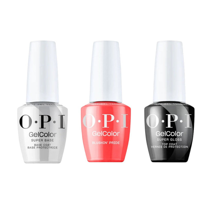 OPI Gel Top Coat, Base Coat and Colour Trio from Make 'Em Jelly Collection, gel nail polish kit, gel manicure kit, gel polish kit, gel top coat, gel base coat