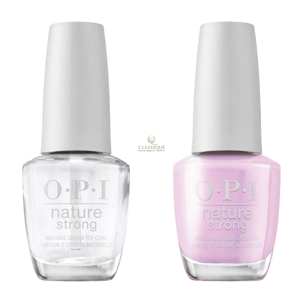 OPI Nature Strong Top and Colour Combo NAT005 Natural Mauvement, nail mine