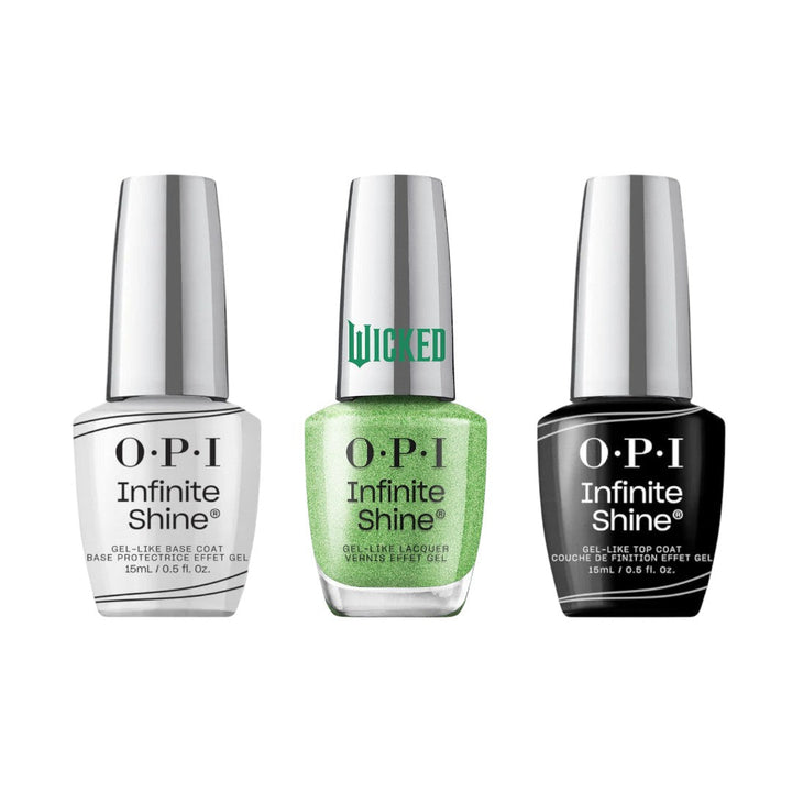 OPI Infinite Shine 2, opi nail polish infinite shine 2, opi nail lacquer gel, Top, Base & Colour Trio - Wicked Holiday Collection