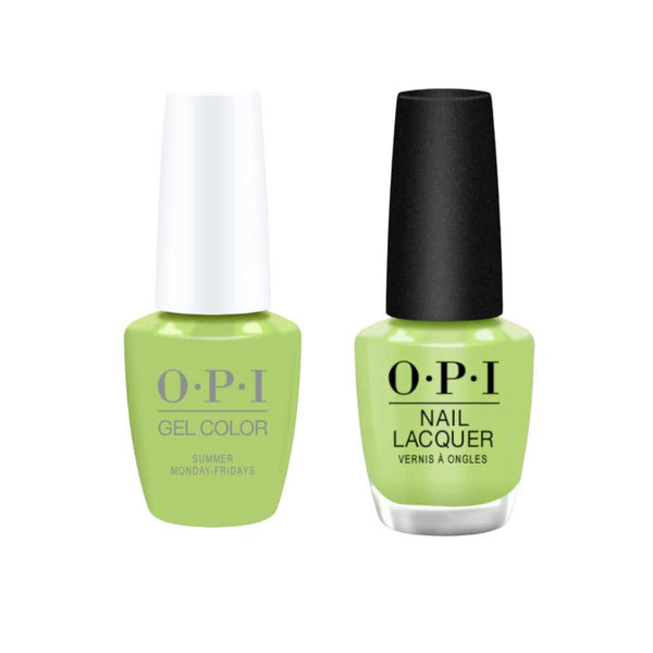 opi green nail polish opi summer monday fridays