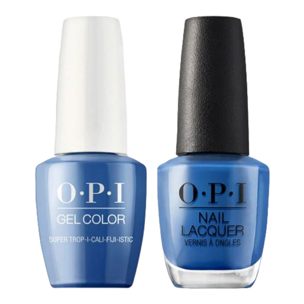 dark blue nail polish, opi super trop i cal i fiji istic