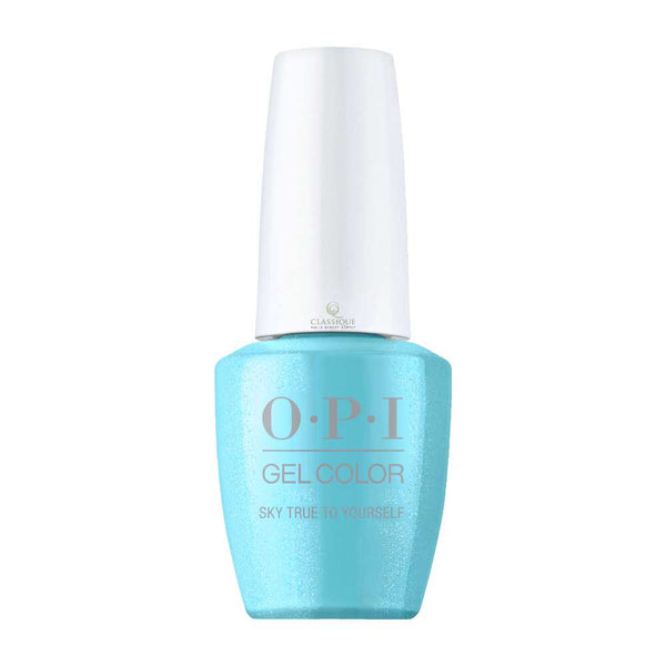 opi gel colour blue sky nails true to yourself gcb007