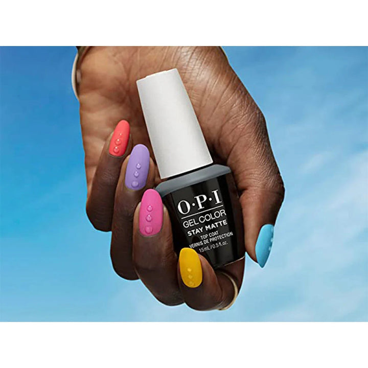 opi gel colour stay matte top coat grip gel gc004  inc
