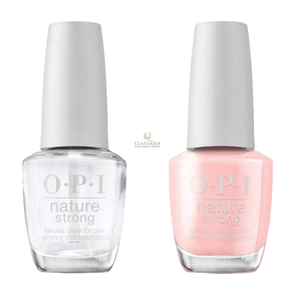 OPI Nature Strong Top and Colour Combo NAT003 Let Nature Take Its Quartz, nail places in pickering