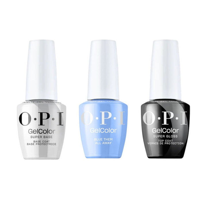 OPI Gel Top Coat, Base Coat and Colour Trio from Make 'Em Jelly Collection, gel nail polish kit, gel manicure kit, gel polish kit, gel top coat, gel base coat