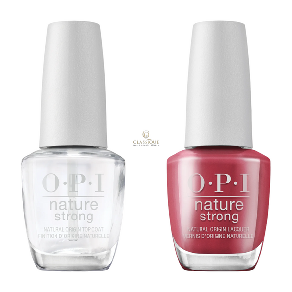 OPI Nature Strong Top and Colour Combo NAT014 Give A Garnet, nails north york