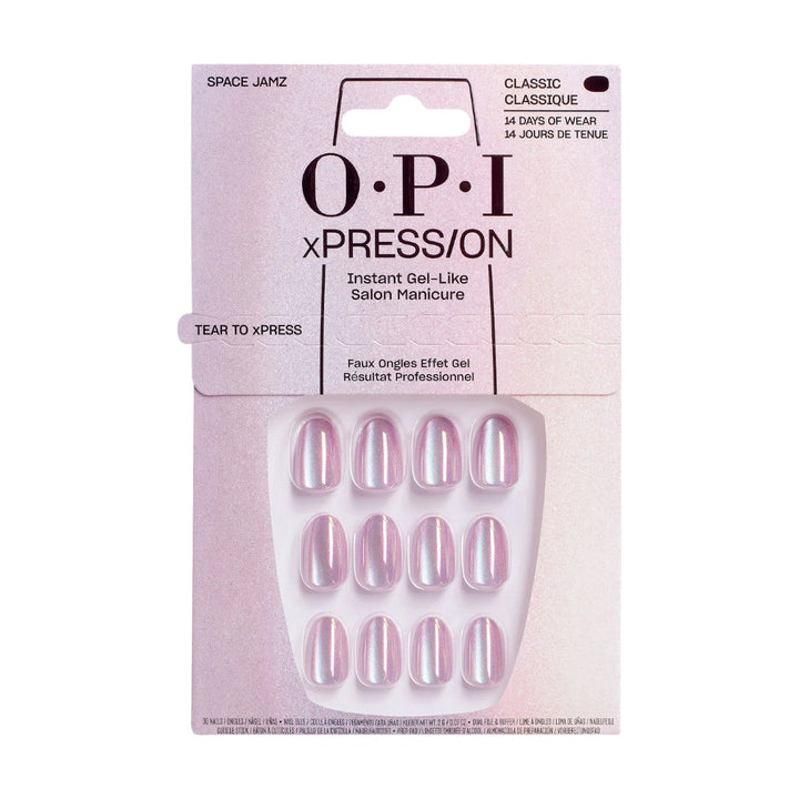 OPI xPRESS/ON Effects - Space Jamz, press on nails canada, opi press on nails, press on nail, press on nail adhesive, press on nails montreal, where can i buy press on nails, canada press on nails