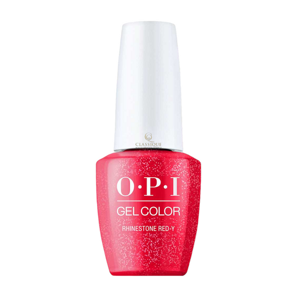 red sparkle nail polish, OPI Rhinestone Red-y