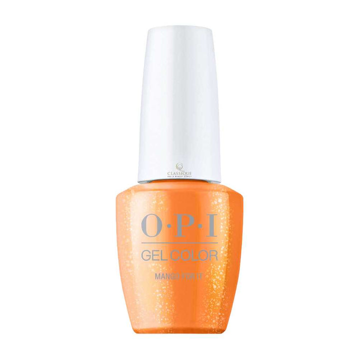 mango color, opi gel polish Mango For It