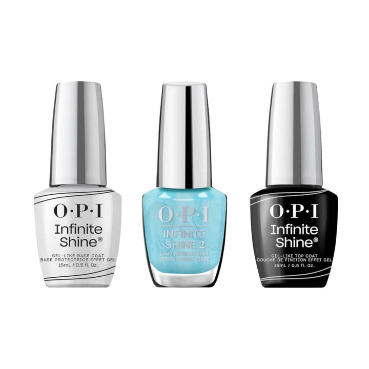 nail paint set, OPI Infinite Shine Top, Base & Colour Trio Summer Make The Rules 2023 Collection