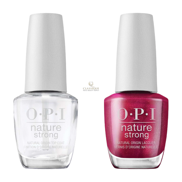 OPI Nature Strong Top and Colour Combo NAT013 Raisin Your Voice, kit ongle acrylique