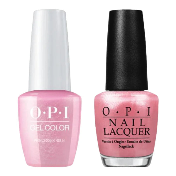 opi gel polish & matching opi nail lacquer R44 Princesses Rule