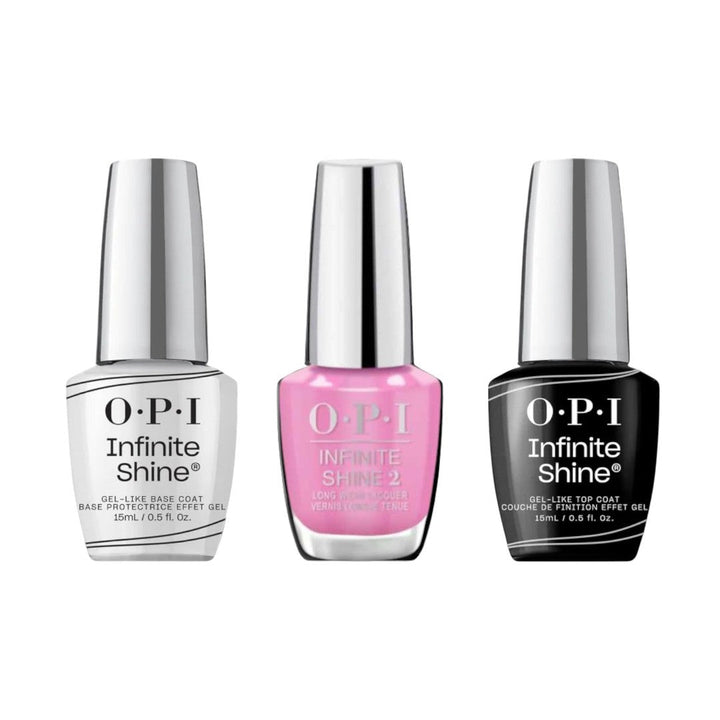 nail paint set, OPI Infinite Shine Top, Base & Colour Trio Summer Make The Rules 2023 Collection