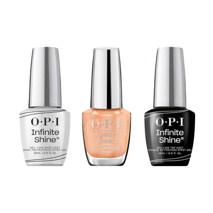 nail paint set, OPI Infinite Shine Top, Base & Colour Trio Summer Make The Rules 2023 Collection