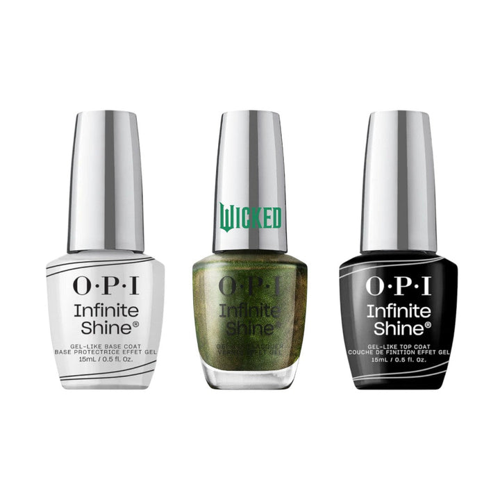 OPI Infinite Shine 2, opi nail polish infinite shine 2, opi nail lacquer gel, Top, Base & Colour Trio - Wicked Holiday Collection