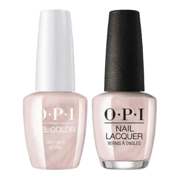 opi gel polish & matching opi nail lacquer SH3 Chiffon-d Of You