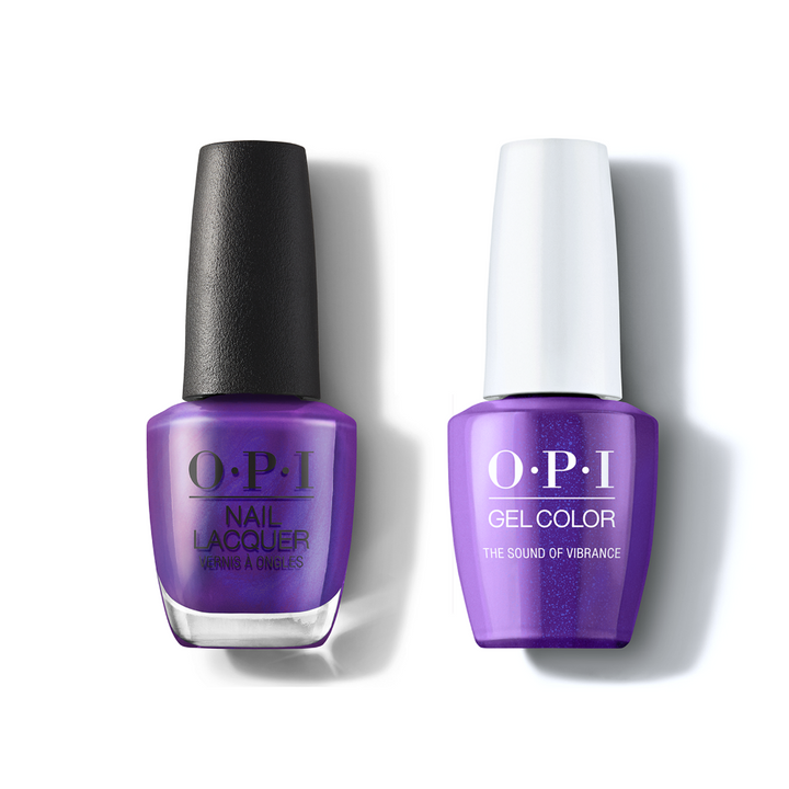 opi gel polish & matching opi nail lacquer N85 The Sound Of Vibrance