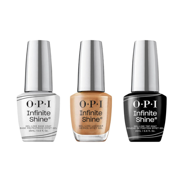 OPI Infinite Shine - Top, Base & Colour Trio - Metallic Mega Mix Collection
