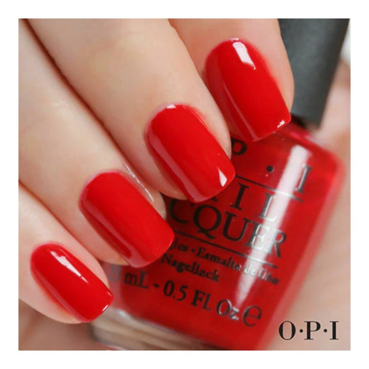 OPI Lacquer - Red Hot Rio #NLA70