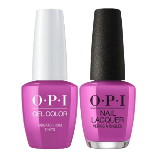 opi gel polish & matching opi nail lacquer T82 Arigato From Tokyo
