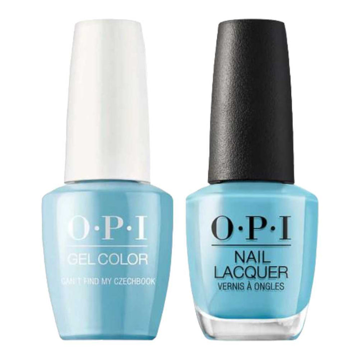 summer nail colous, opi can't find my czechbook