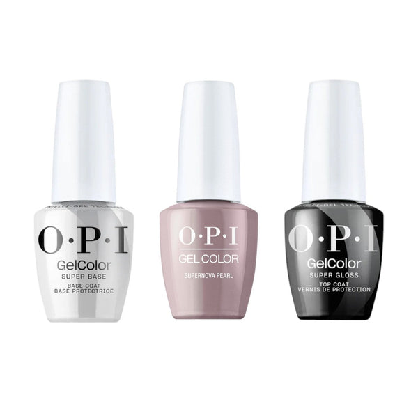 OPI Gel Colour - Top, Base & Colour Trio - Metallic Mega Mix Collection

